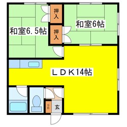 ゴールデンハイツの物件間取画像